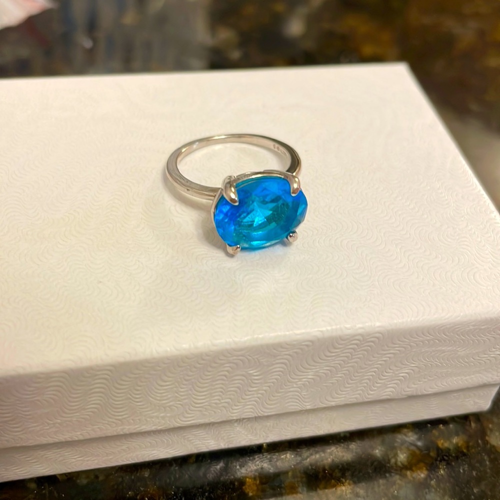 Ring Blue Topaz